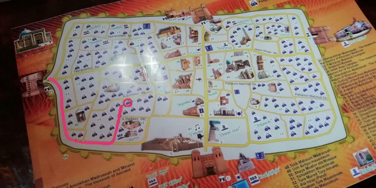 Naqqosh Bed & Breakfast Khiva Ngoại thất bức ảnh